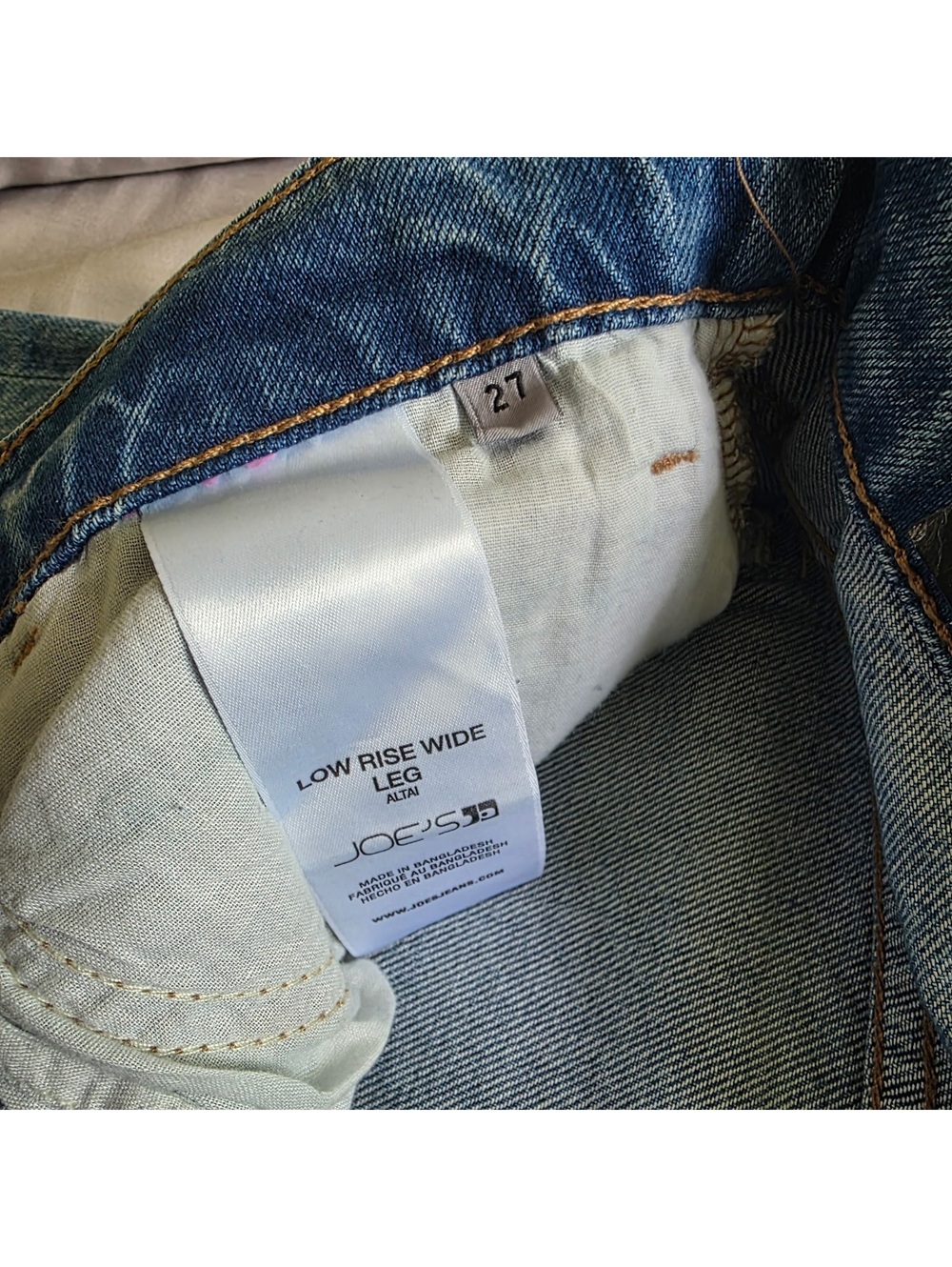 Joe’s Jeans Blue Women’s Low Rise Wide Leg Size: 27 - Picture 4 of 6